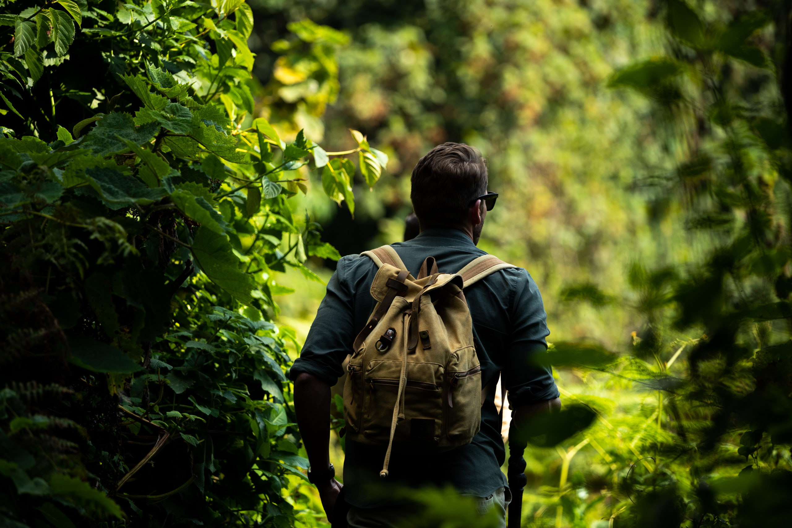 Felix-Studios-Gorilla’s Nest-July-2021-145 Man on a gorilla trekking adventure in Rwanda