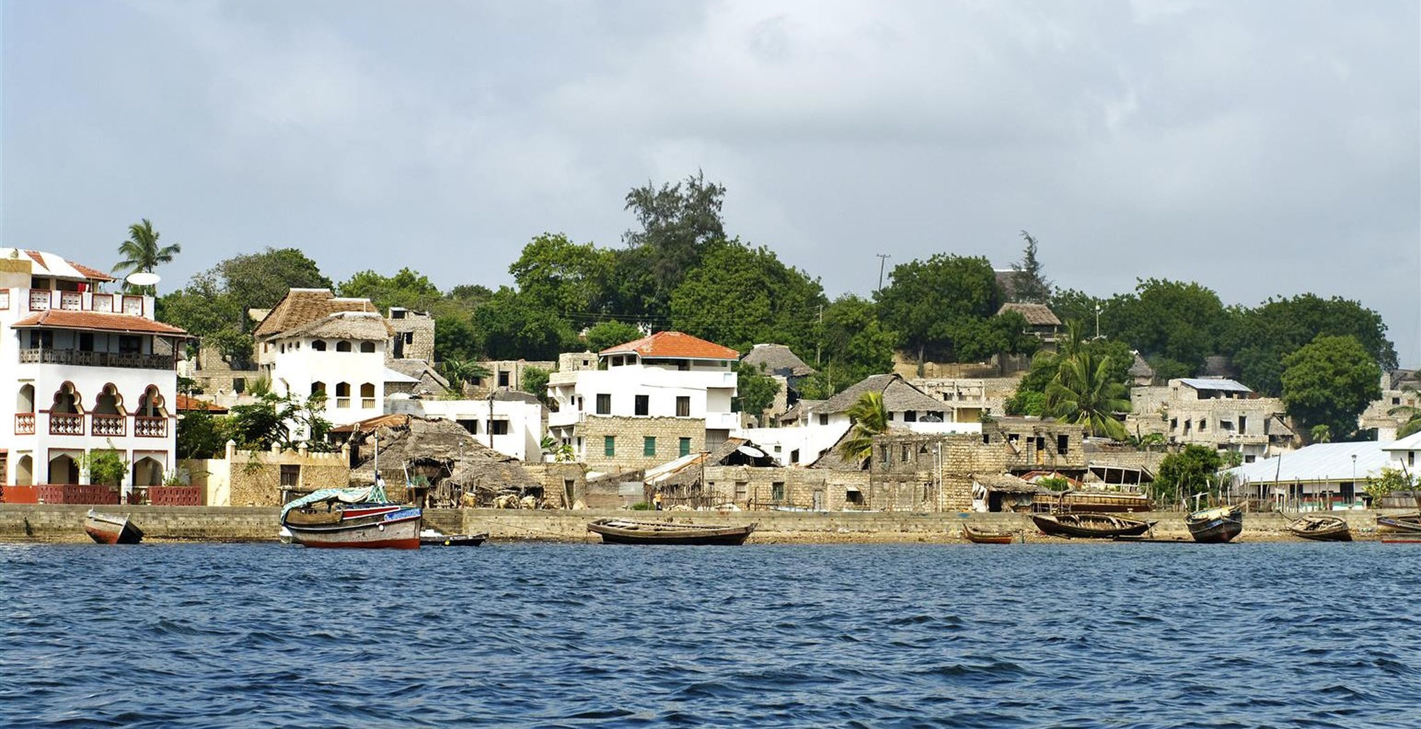 Lamu Town on Lamu Island in Kenya. Lamu town on Lamu Island in Kenya