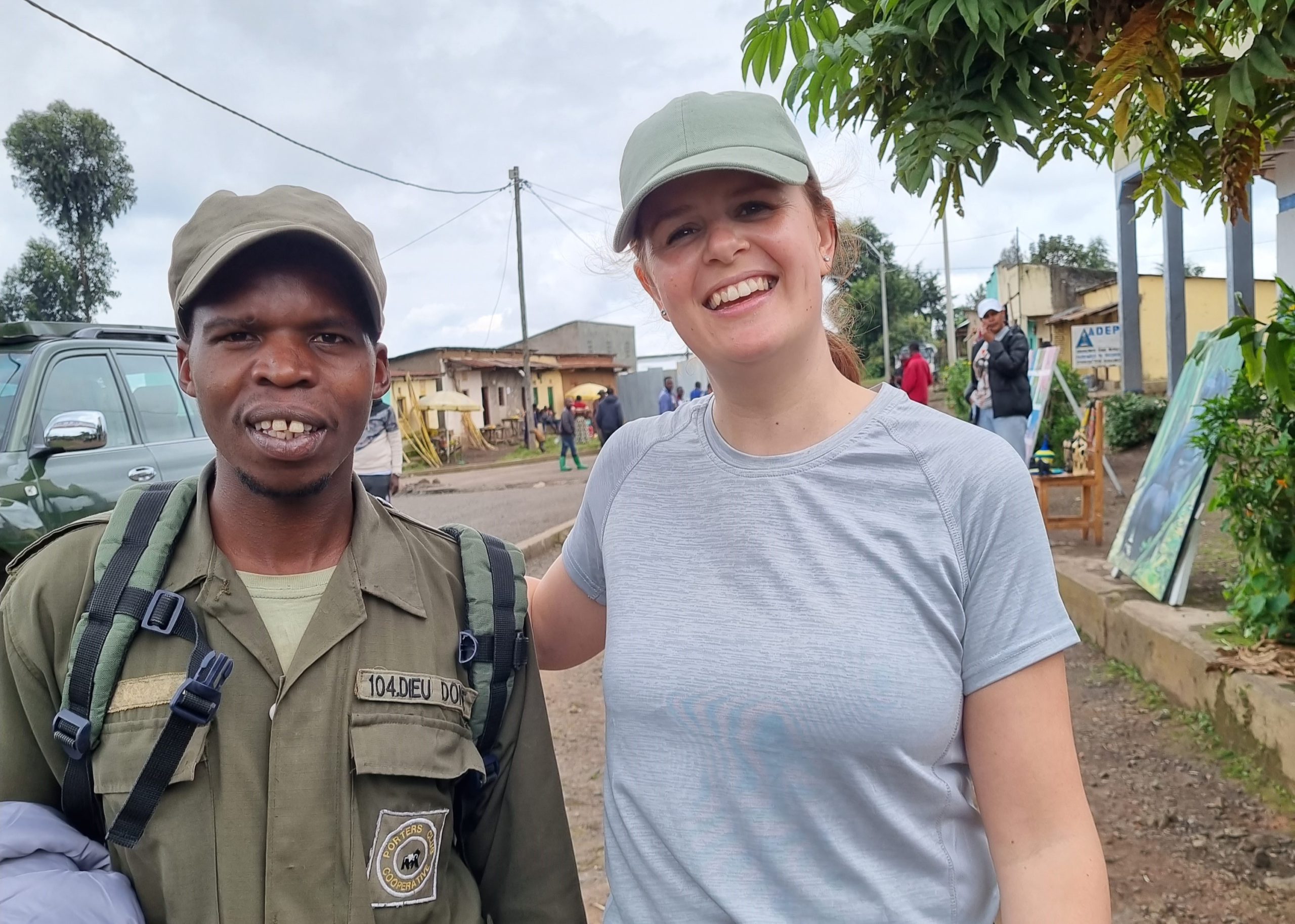 Allison-bothma-rwanda A photo of Allison and her porter Theodore