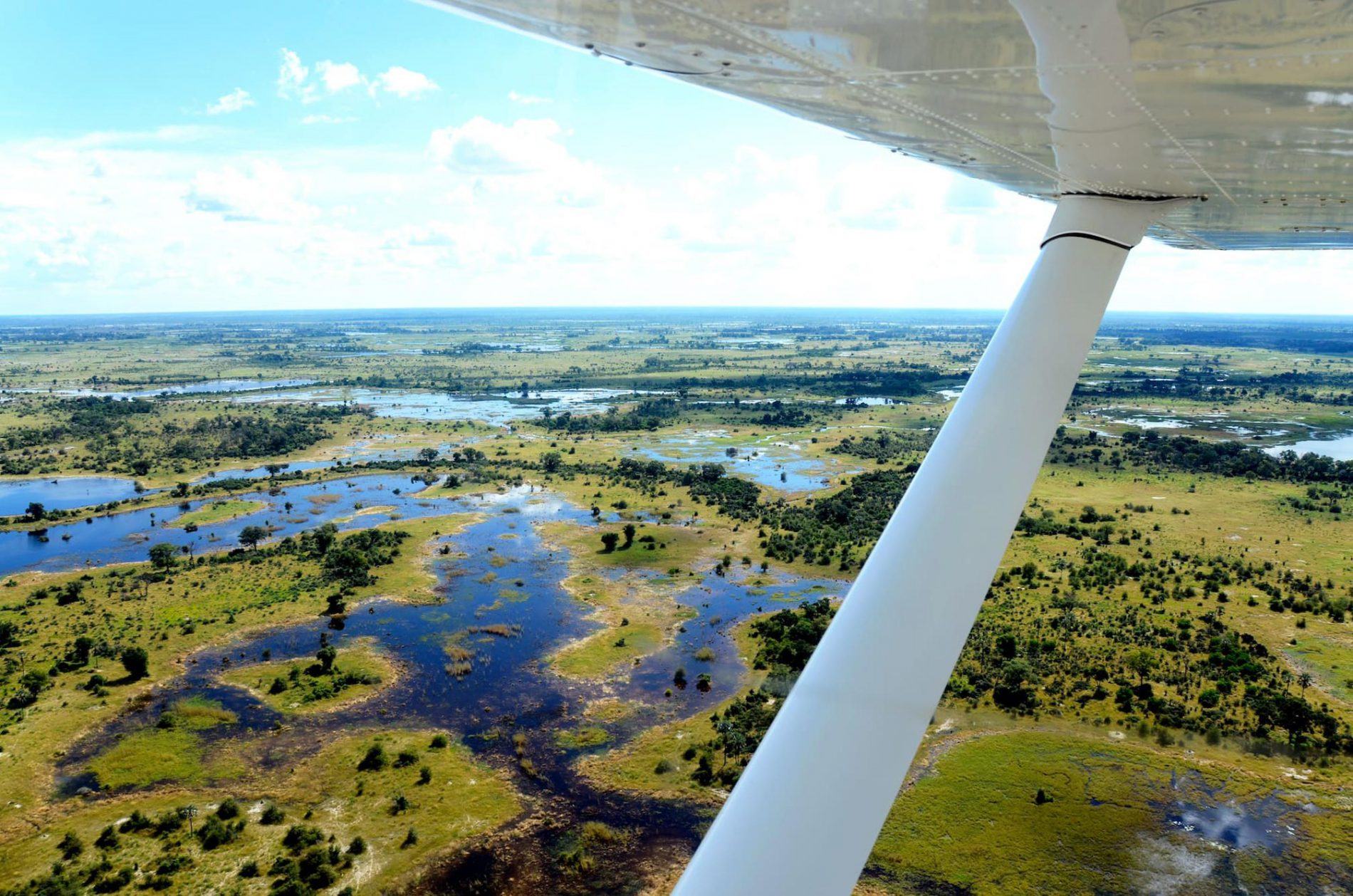 aerial-view-of-the-okavango-delta_66519333-1900x1258 African safari and culture tours in Okavango Delta