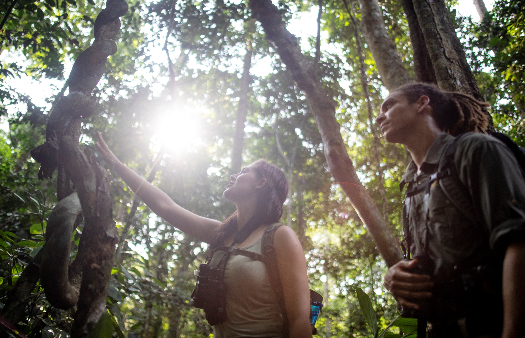 Odzala-Kokoua-National-Park-forest A couple enjoying a forest walk