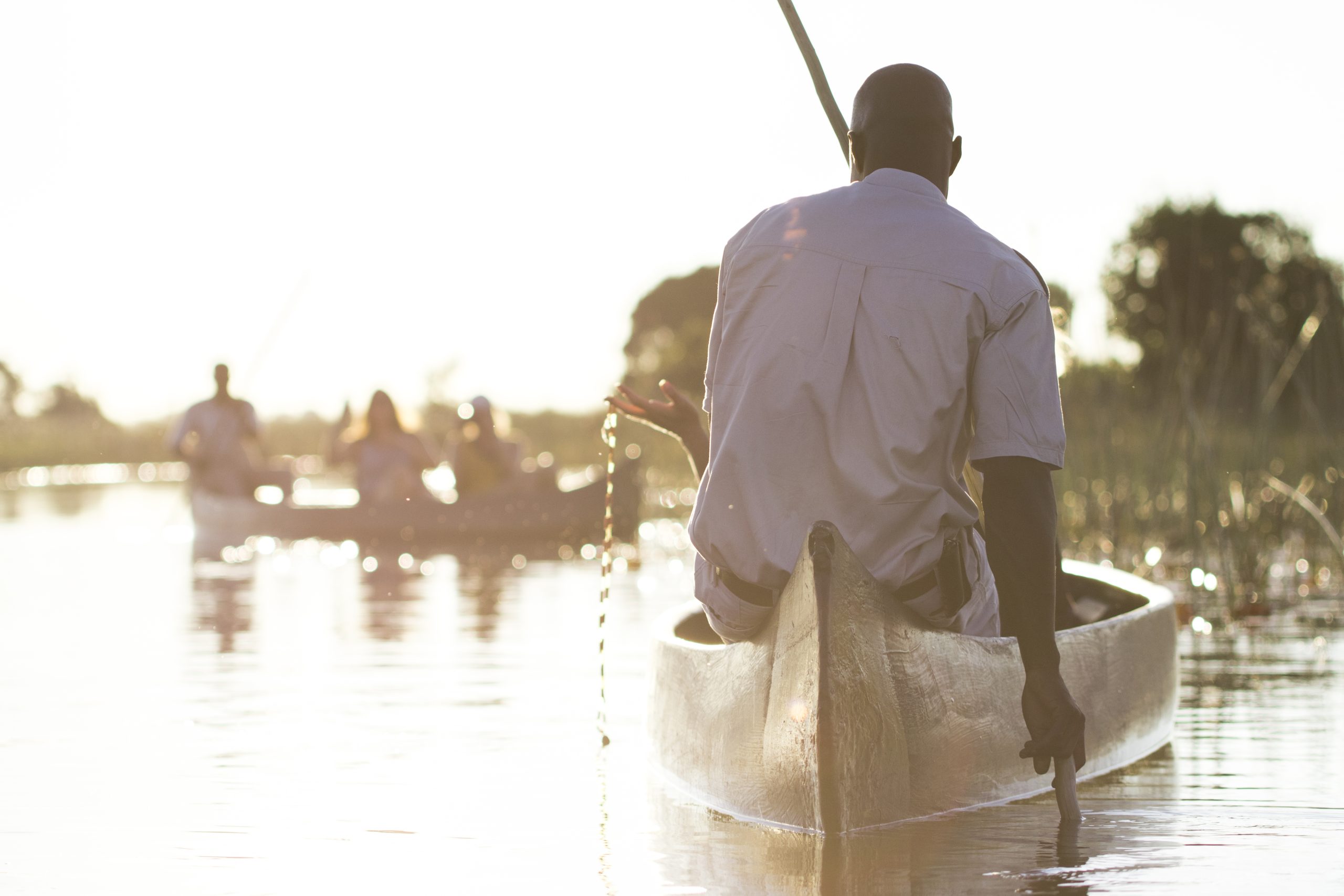 mokoro-ride-in-okavango-delta-botswana mokoro ride in okavango delta botswana